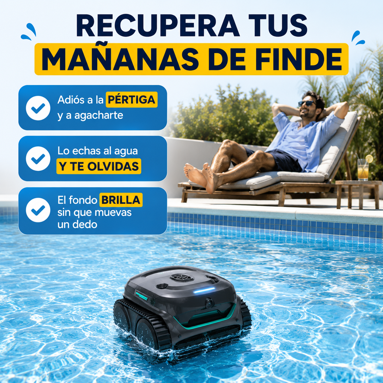 Recupera tus fines de semana (y tu piscina)