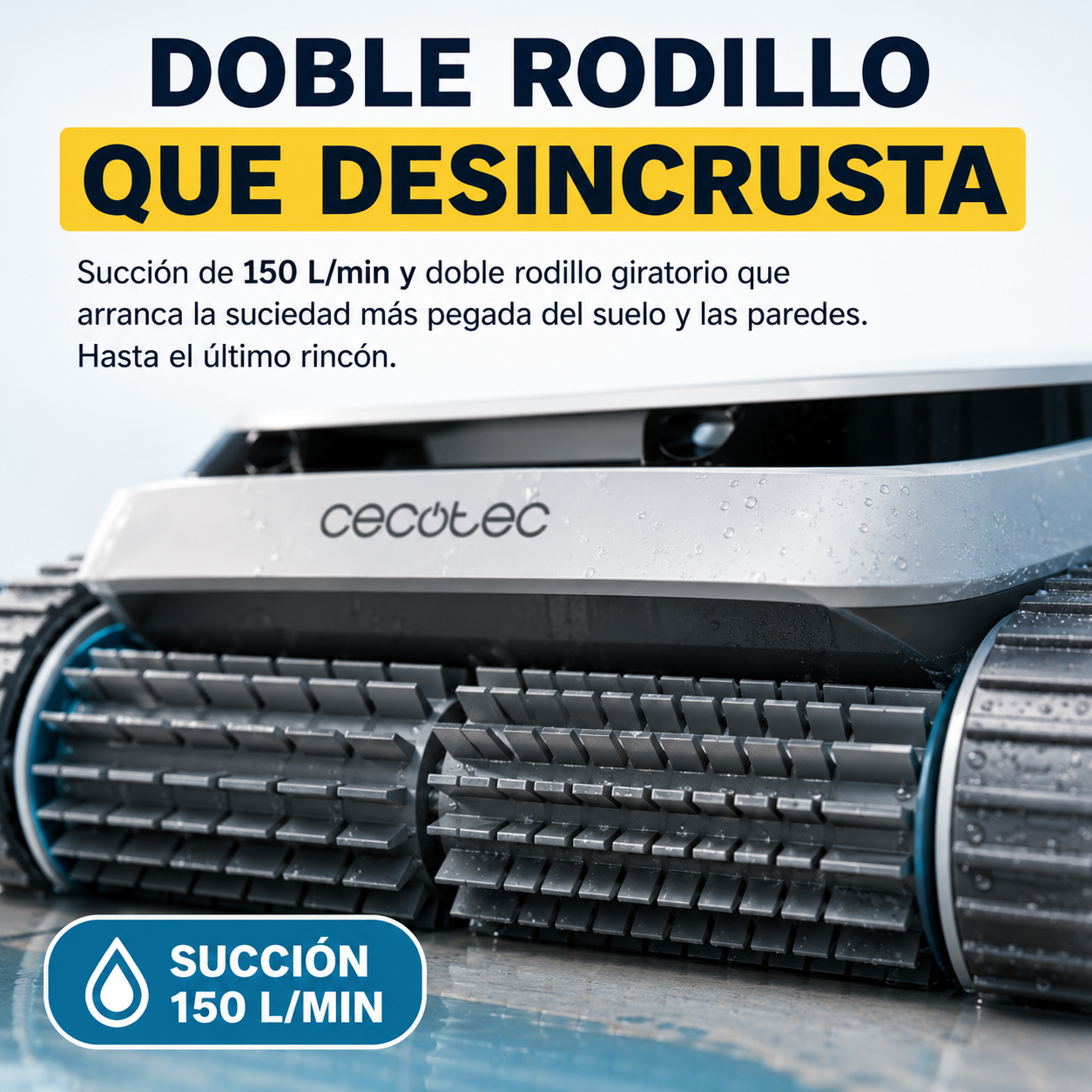 Pooldroid 5000 TotalClean – Tu piscina limpia sola mientras tú te bañas