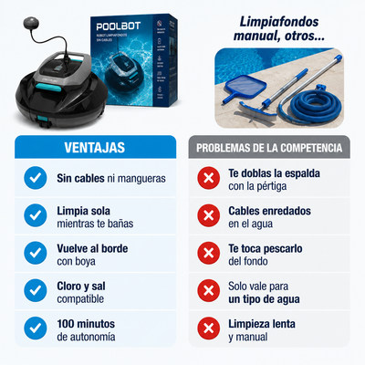 Conga Pooldroid 1000 FloorMaster – Tu piscina limpia sin tocar la pértiga