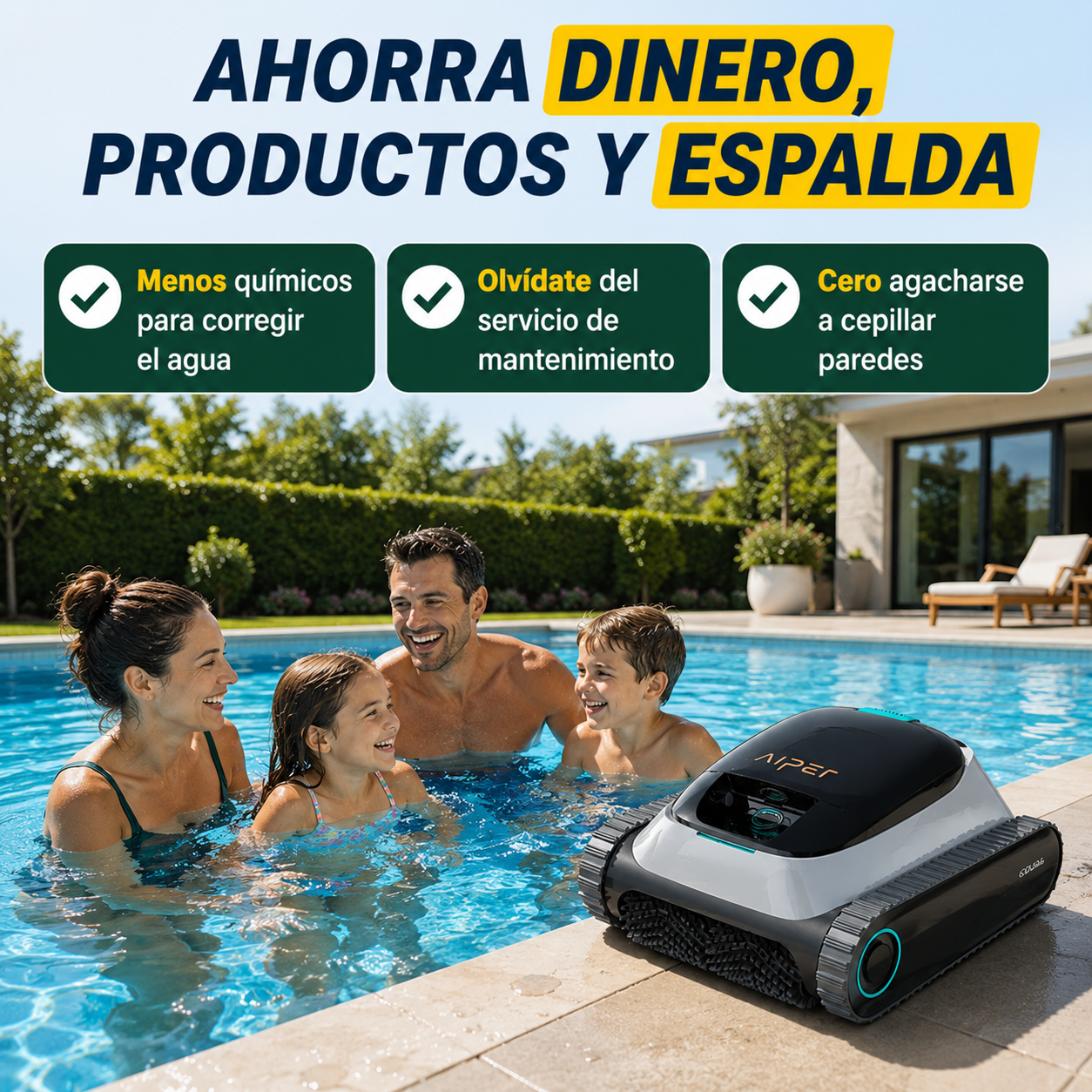 Ahorra dinero, productos y dolores de espalda