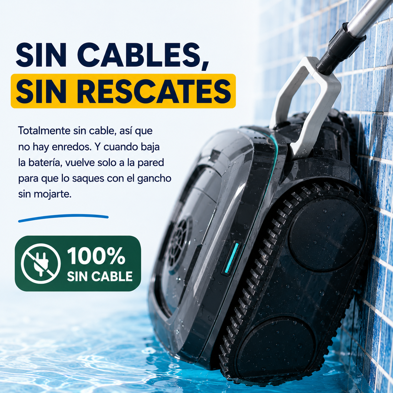 Sin cables, sin líos, sin pelearte con la manguera