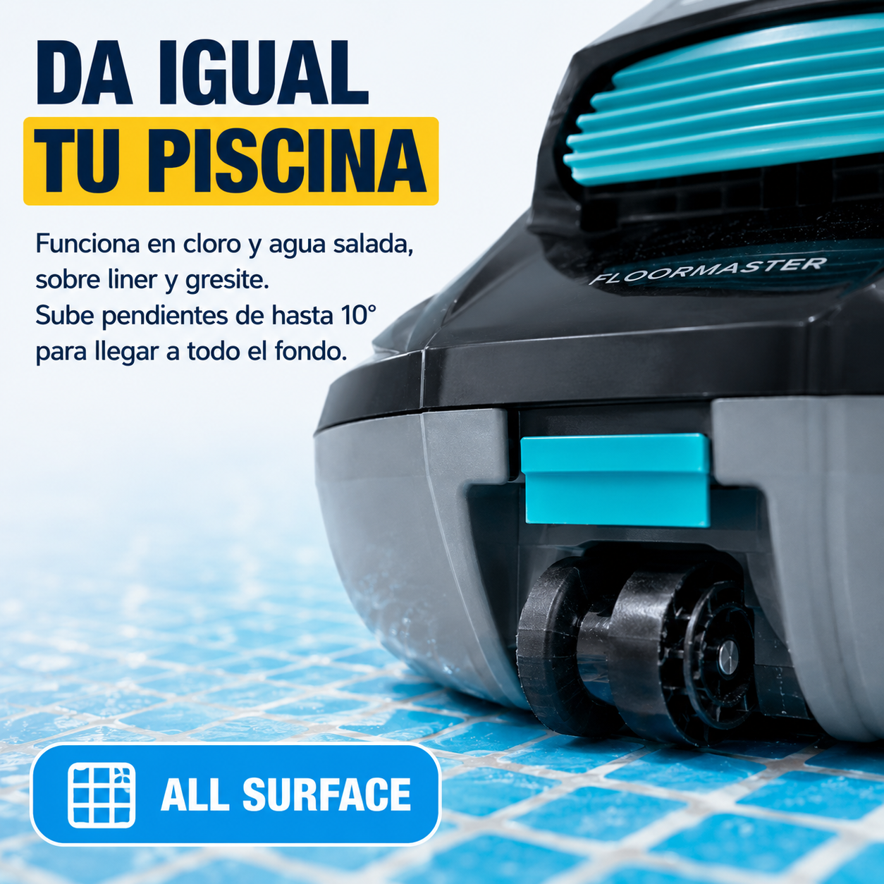 Da igual tu piscina: ella se adapta